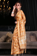 Digital Print Saree Vivid Yellow Digital Printed Saree saree online