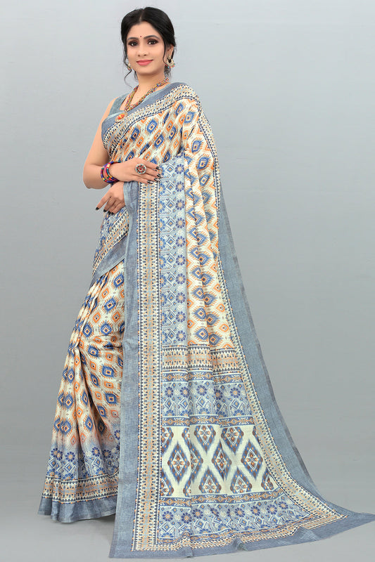 digital print saree