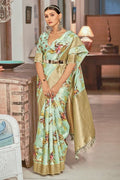 green saree
