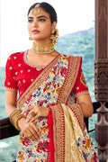 Dola Silk Saree Multicoloured Dola Silk Saree saree online