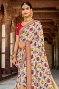 Dola Silk Saree Multicoloured Dola Silk Saree saree online