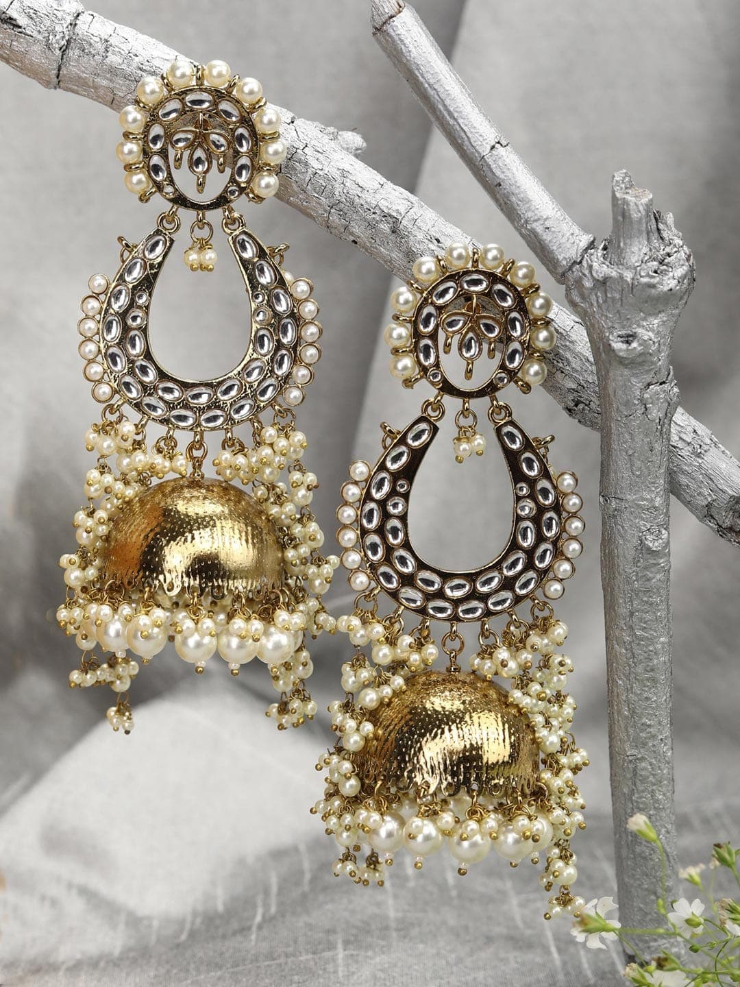 20 Chandbali earrings ideas | gold earrings designs, chandbali earrings, gold  jewelry fashion