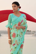 georgette saree
