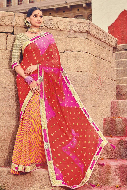 georgette saree