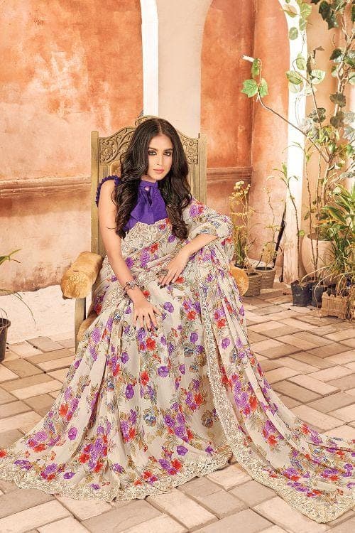 georgette saree with price