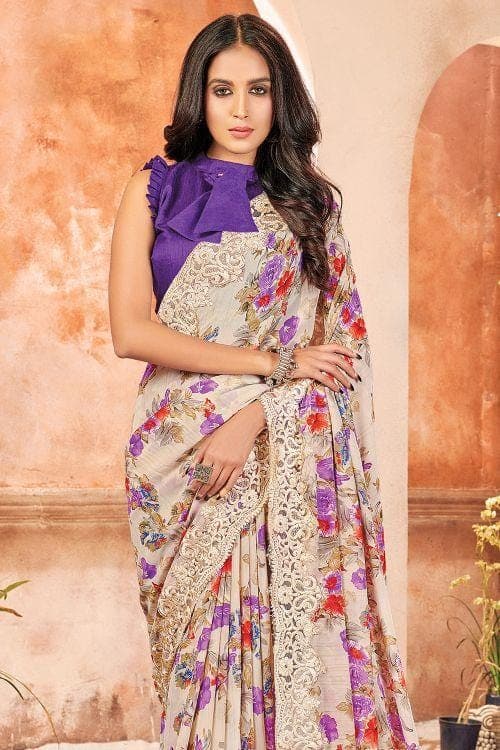 georgette saree