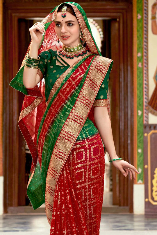 georgette saree