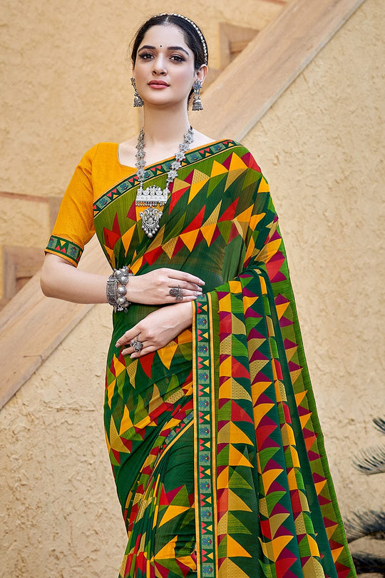 georgette saree design
