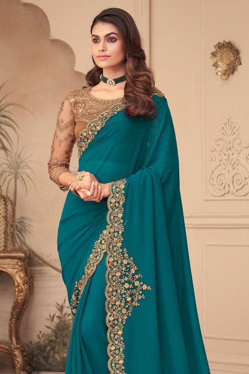 georgette saree
