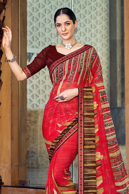 georgette saree