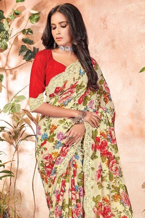 georgette saree