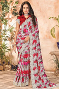 georgette saree party wear