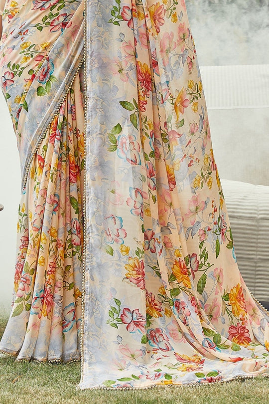 georgette saree party wear