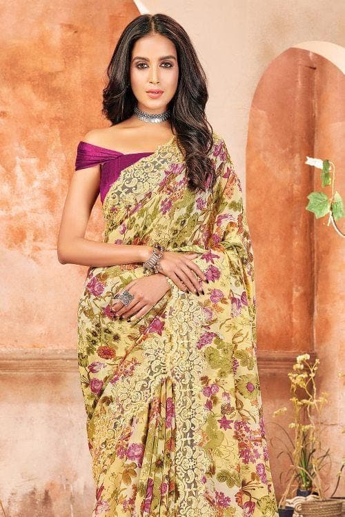 georgette saree