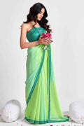 Georgette Saree Mint Green Georgette Saree saree online