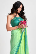 Georgette Saree Mint Green Georgette Saree saree online