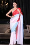 Georgette Saree Monica's Classy Look in Multi-colour Georgette Saree saree online