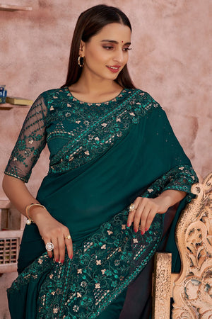 georgette saree