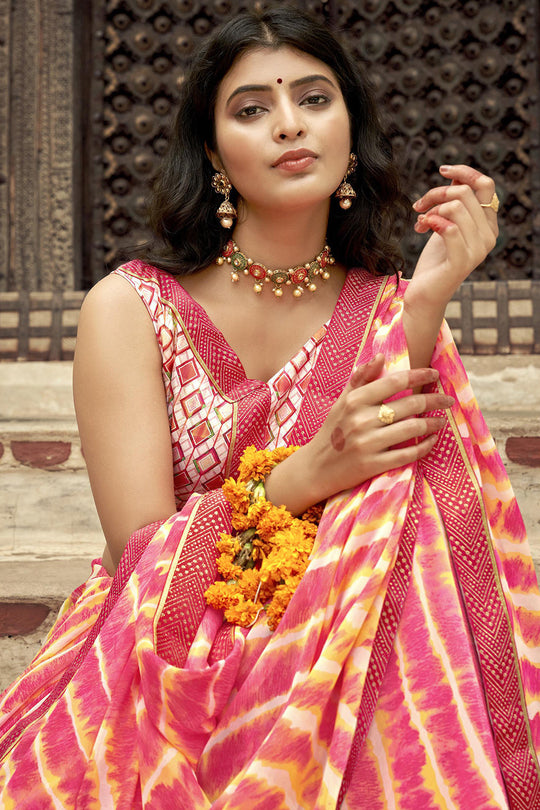 georgette saree