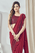 red saree for wedding