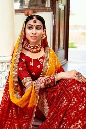 dual tone georgette saree