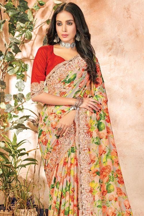 georgette saree