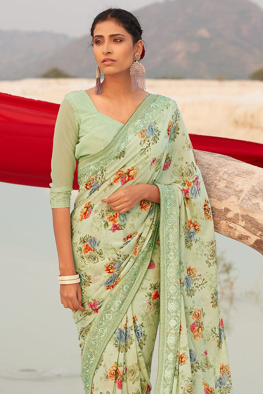 georgette saree