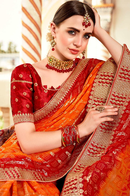 georgette saree