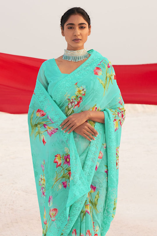 georgette saree