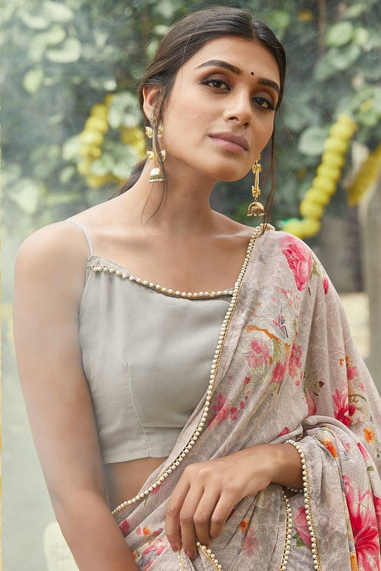 georgette sarees party wear