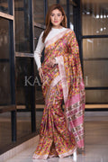 Kalamkari Saree Amber Yellow Kalamkari Saree saree online
