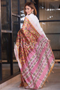 Kalamkari Saree Amber Yellow Kalamkari Saree saree online