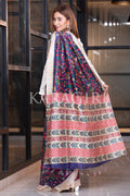 Kalamkari Saree Berry Blue Kalamkari Saree saree online