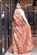 Kalamkari Saree Brown Kalamkari Saree saree online
