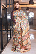 Kalamkari Saree Buff Beige Kalamkari Saree saree online