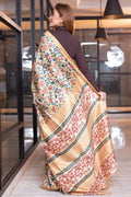 Kalamkari Saree Buff Beige Kalamkari Saree saree online