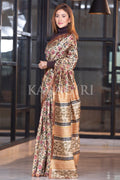 Kalamkari Saree Chestnut Brown Kalamkari Saree saree online
