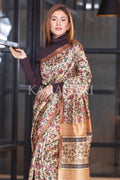 Kalamkari Saree Chestnut Brown Kalamkari Saree saree online