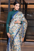 Kalamkari Saree Cobalt Blue Kalamkari Saree saree online
