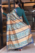 Kalamkari Saree Cobalt Blue Kalamkari Saree saree online