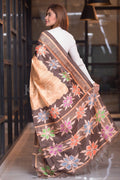Kalamkari Saree Coral Peach Kalamkari Saree saree online