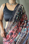 printed saree