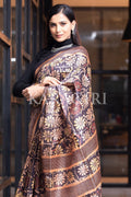 Kalamkari Saree Dark Brown Kalamkari Saree saree online