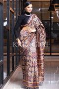 Kalamkari Saree Dark Brown Kalamkari Saree saree online