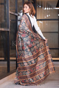 Kalamkari Saree Dark Grey Kalamkari Saree saree online