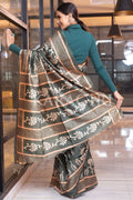 Kalamkari Saree Fern Green Kalamkari Saree saree online
