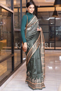Kalamkari Saree Fern Green Kalamkari Saree saree online
