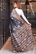 Kalamkari Saree Light Black Kalamkari Saree saree online