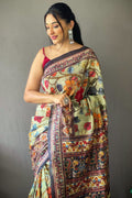 printed saree