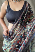 printed saree